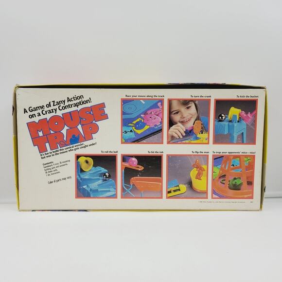 1986 Mouse Trap Game by Milton Bradley VGC, **100% COMPLETE** - Picture 12 of 12